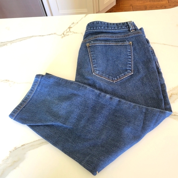 LOFT Denim - Loft Curvy Cropped Jeans